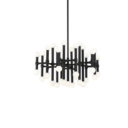 Kuzco Lighting Rivoli Black Plating Chandeliers CH96128-BL